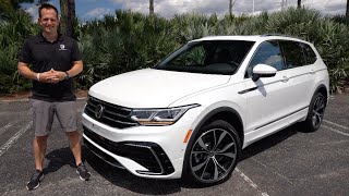 Is the NEW 2022 VW Tiguan R Line a BETTER compact SUV than a Mazda CX5 [upl. by Eveivaneg82]