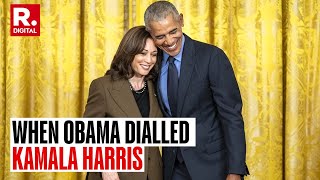 Obamas Call Kamala Harris Offer Support For Presidential Race [upl. by Rebm968]