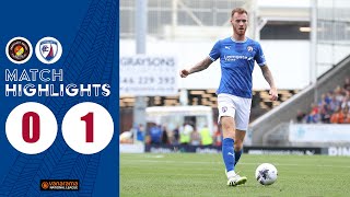 HIGHLIGHTS  Ebbsfleet United 01 Spireites [upl. by Litta]