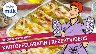 Metas Classics Wie kann man ein Kartoffelgratin selber machen  Rezeptvideo  Swissmilk 2013 [upl. by Aerb]