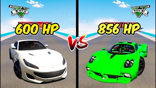 Ferrari Portofino vs Pagani Utopia in GTA 5 [upl. by Celestyn]