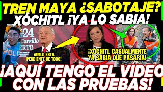 ACABA DE PASAR PRUEBAS DEL TREN MAYA ¿SABOTAJE XÓCHITL SABÍA LO QUE SUCEDERÍA ¡AQUÍ SE REBELA TODO [upl. by Nell364]