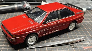 Audi Quattro  Italeri 124 [upl. by Nallak]