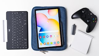 Samsung Galaxy Tab S6 Lite Best Accessories Im Using [upl. by Rednaeel]