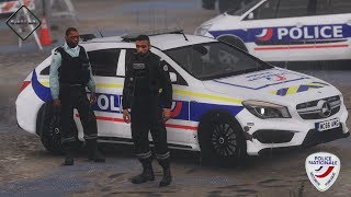 GTA 5 LSPDFR  POLICE NATIONALE  MERCEDES BENZ  PATROUILLE 34  NE SAUTE PAS [upl. by Iblok198]