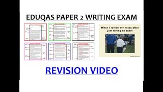 EDUQAS GCSE English Language Paper 2 writing revision podcast [upl. by Odab]