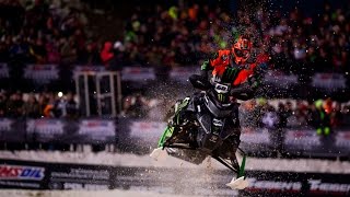 Tucker Hibbert 2017 Iowa Snocross National Video Edit [upl. by Gwenora]