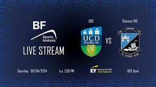 UCD v Shannon AIL Rd 18 230pm 060424 streamed by BF Sports Analysis [upl. by Verne]