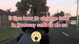 how to Learn Changing Lanes On The Freeway In Melbourne [upl. by Clem]