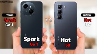 Tecno Spark Go 1 Vs Infinix Hot 50 5G ⚡ Quick Comparison [upl. by Anyad]