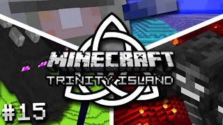 Minecraft Trinity Island Hardcore Survival Ep 15  INTO THE NETHER [upl. by Stortz468]