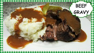 How To Make HOMEMADE BEEF GRAVY from Scratch Recipe  Tess Cooks4u [upl. by Parrott]