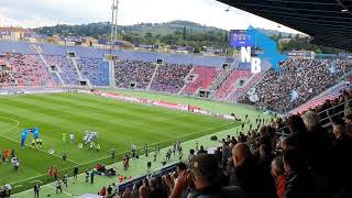 Bologna  Lazio il saluto di Mihajilovic ai tifosi della biancocelesti [upl. by Bouchier]