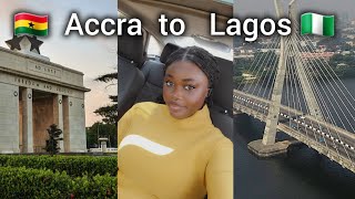 Visiting Lagos After 3 years  Yellow Fever card  Disturbing Accident  Accra to Lagos [upl. by Cynthea815]