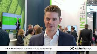 EXPOREALVideointerview mit Dr Nino Paulus AlphaPrompt [upl. by Adelle698]