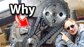 Why Some Cars Have a Timing Chain Instead of a Timing Belt [upl. by Severn639]