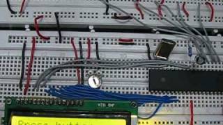 LCD based voting machine using 8051 microcontroller AT89C51 [upl. by Deuno]