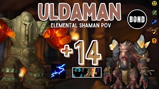 Uldaman Legacy of Tyr 14  Elemental Shaman POV  FortifiedEntanglingBolstering [upl. by Sekofski]