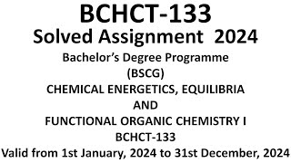 bchct 133 solved assignment  IGNOU BCHCT 133 Solved Assignment 2024  bchct 133  bchct 133 2024 [upl. by Olrac]