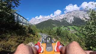 Rittisberg Coaster Sommerrodelbahn at Ramsau am Dachstein [upl. by Sualk574]