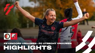 FC Utrecht Vrouwen OVERTUIGEND langs Feyenoord Vrouwen 💪  HIGHLIGHTS [upl. by Hogarth735]