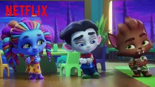 Super Monsters Help Drac Learn to Dance  Super Monsters  Netflix Jr [upl. by Hafler]