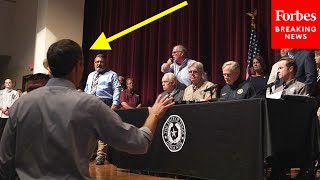 SHOCKING MOMENT Beto ORourke Yells At Abbott Is Condemned By Uvalde Mayor [upl. by Shelagh383]