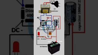 12v battery charger circuit diagram battery [upl. by Jolynn]