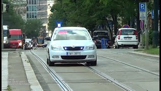 Prague Police unmarked cruiser responding CZ  2552018 [upl. by Fortunna]