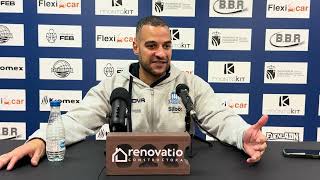 Rueda de prensa Bruno Savignani  FLEXICAR FUENLABRADA VS SILBÖ SAN PABLO BURGOS [upl. by Enirol]