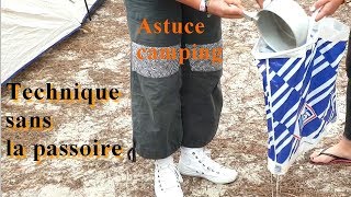 Gags ASTUCE CAMPING la passoire [upl. by Llennej]