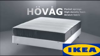 IKEA матрас ховог 200х160 Hovag Процесс всасывания воздуха [upl. by Arikat]