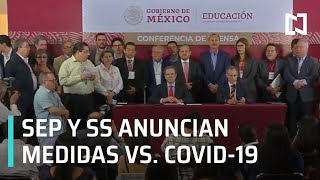 Conferencia SEP y SS medidas ante el COVID19 [upl. by Nede]