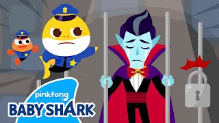 NEW Police Baby Shark vs Halloween Monsters 🎃  Baby Shark Halloween Story  Baby Shark Official [upl. by Johnson]