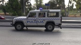 Pulizija Polizei Malta Land Rover UKSosi [upl. by Alenairam772]