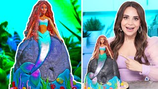 DISNEY LITTLE MERMAID PRINCESS CAKE  NERDY NUMMIES [upl. by Crescint]