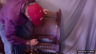 Antique Wooden Gothic Chair Restoration  Kittinger video1260636369 [upl. by Jeanine]