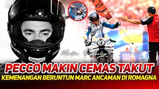 FRANCESCO BAGNAIA CEMAS🔥KEMENANGAN BERUNTUN MARC MARQUEZ MENJADI TANDAN ANCAMAN DI GP EMILIA ROMAGNA [upl. by Kinom]