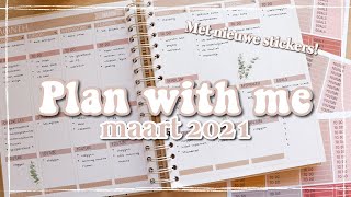 PLAN WITH ME Maart 2021 overzichtelijk en lauralisastickers ★ Its Jamie [upl. by Asirrak]