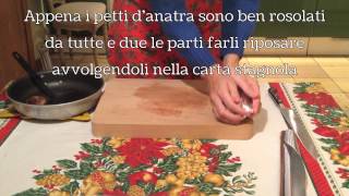 3Wine Video Ricetta Anatra al melograno [upl. by Azile]