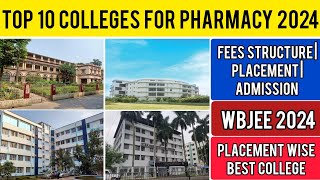 Top 10 Colleges for Pharmacy in West Bengal  Best Pharmacy college  Placement Direct Admission [upl. by Ordnasil]