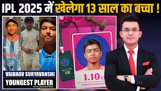 IPL Auction Who is Vaibhav Suryavanshi A 13yearold from Bihar sold to RR for 110 CR [upl. by Giffard]