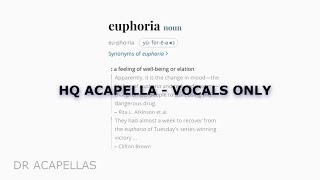 Kendrick Lamar  Euphoria Studio Quality Acapella  Vocals Only [upl. by Luapleahcim]