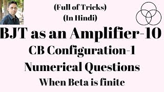 BJT as an Amplifier10  Mid Band Analysis of BJT Analog Electronics33 by SAHAV SINGH YADAV [upl. by Raji]