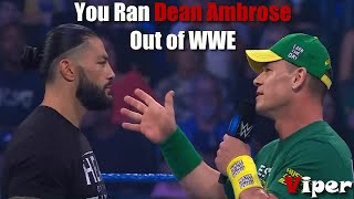 When John Cena Destroying WWE Wrestlers On The Mic [upl. by Oicnedurp]