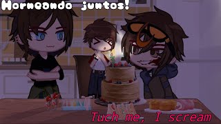 Touch Me I ScreamMemeTiccimaskTiccimask FamilyHorneando juntosGL2 x CREEPYPASTA [upl. by Einavoj]