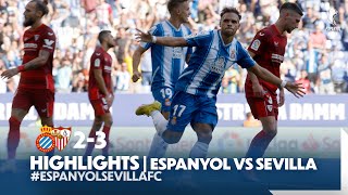 ⚽ HIGHLIGHTS  RCD Espanyol vs Sevilla FC  EspanyolSevillaFC [upl. by Elyag944]