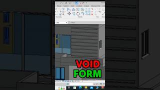 Void Form In Revit revit revitarchitecture autodeskrevit 3dmodelingsoftware [upl. by Marjy45]