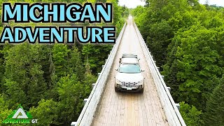 Exploring Upper Michigan and the Bill Nichols Trail Hyundai Santa Cruz [upl. by Noswal]