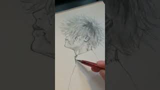 Drawing Ken Kaneki from Tokyo Ghoul kenkaneki ghoul tokyoghoul anime manga drawing [upl. by Bob350]